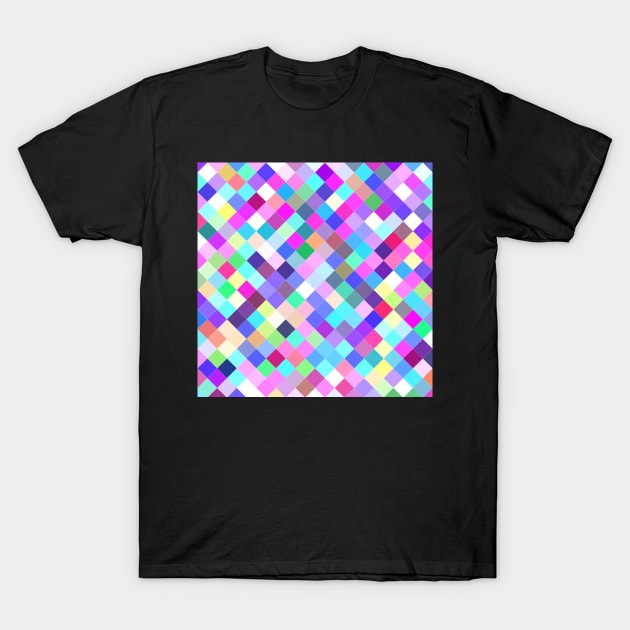 Decorative colored square T-Shirt by ovidiuboc